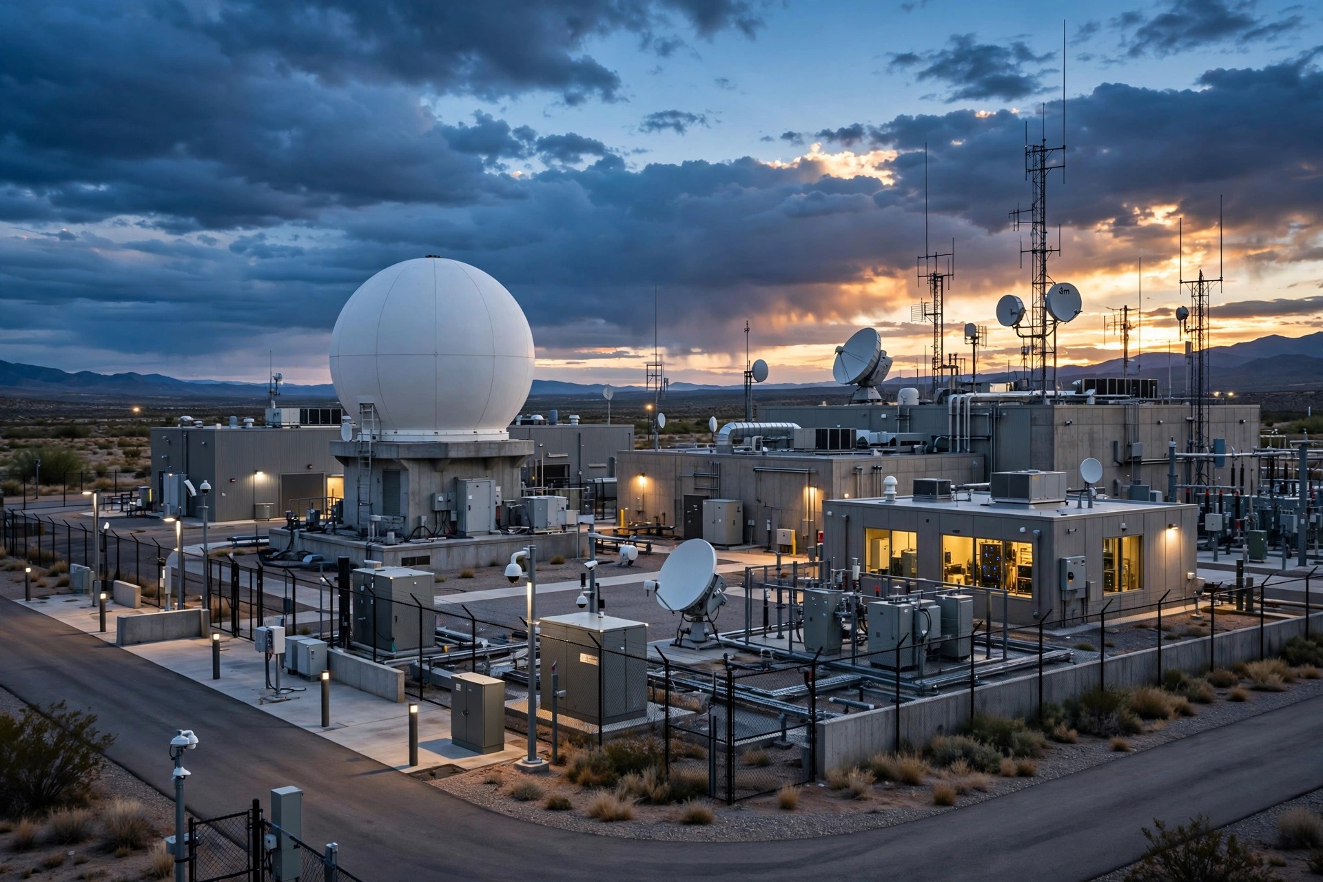 Composite Radome Defence Installation